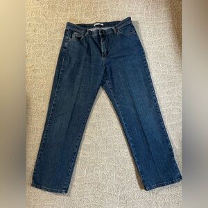 Vintage Lee Relaxed Straight Leg Dark Wash Jeans Women’s